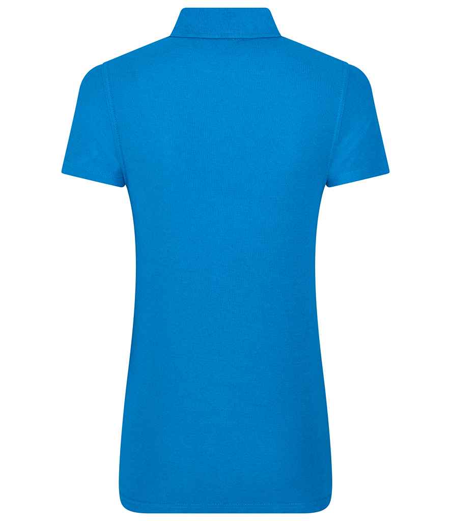 Pro RTX RX101F Sapphire Blue Back - Ladies Polo Shirt Ready to be Embroidered and Printed by Custard Workwear - Cheap Personalised and Customised Workwear in Nottinghamshire, Derbyshire and Leicestershire
