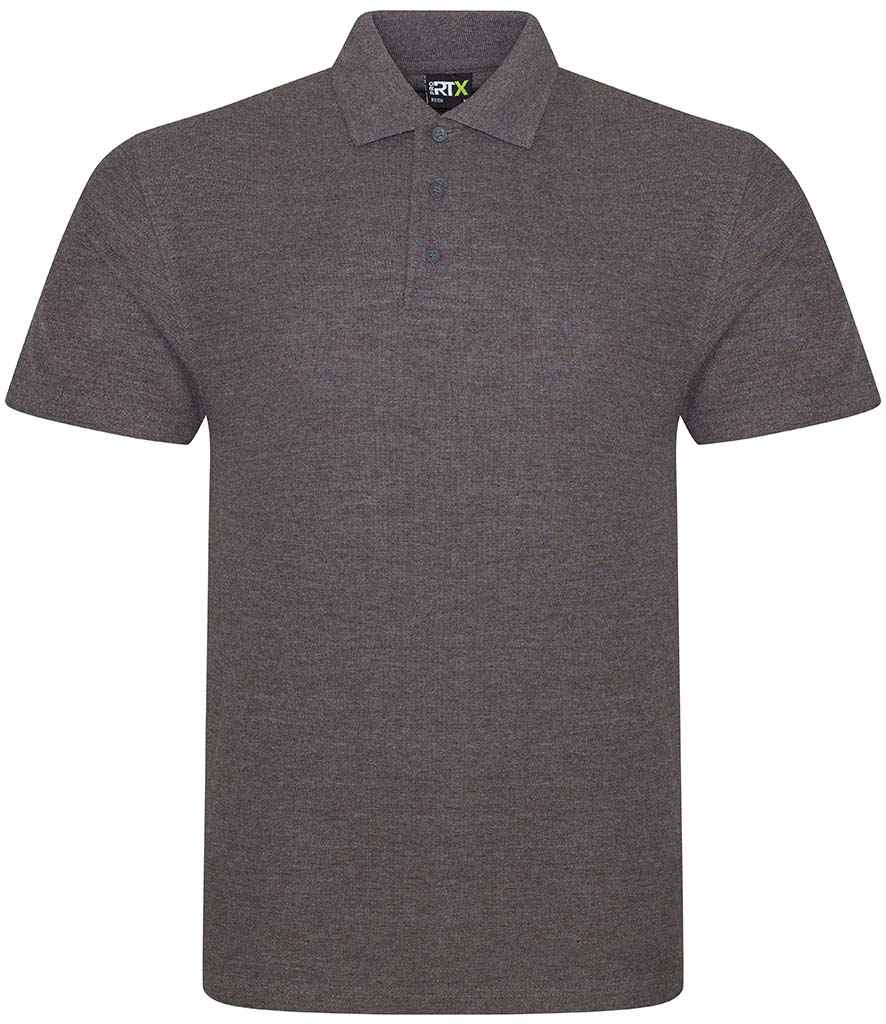 Pro RTX RX101 Charcoal Front - Polo Shirt Ready to be Embroidered and Printed by Custard Workwear - Cheap Personalised and Customised Workwear in Nottinghamshire, Derbyshire and Leicestershire