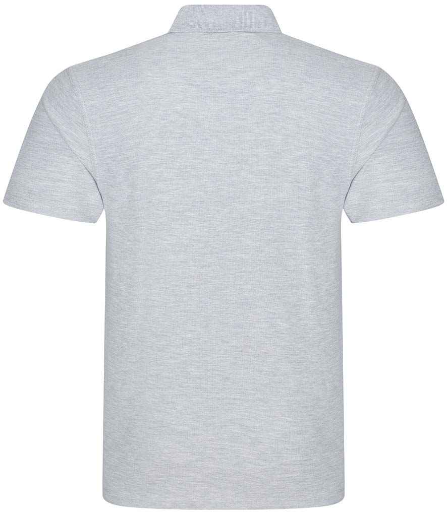 Pro RTX RX101 Heather Grey Back - Polo Shirt Ready to be Embroidered and Printed by Custard Workwear - Cheap Personalised and Customised Workwear in Nottinghamshire, Derbyshire and Leicestershire