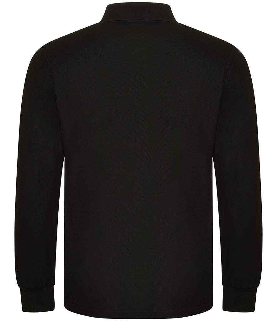 Pro RTX RX102 Black Back - Long Sleeve Polo Shirt Ready to be Embroidered and Printed by Custard Workwear - Cheap Personalised and Customised Workwear in Nottinghamshire, Derbyshire and Leicestershire