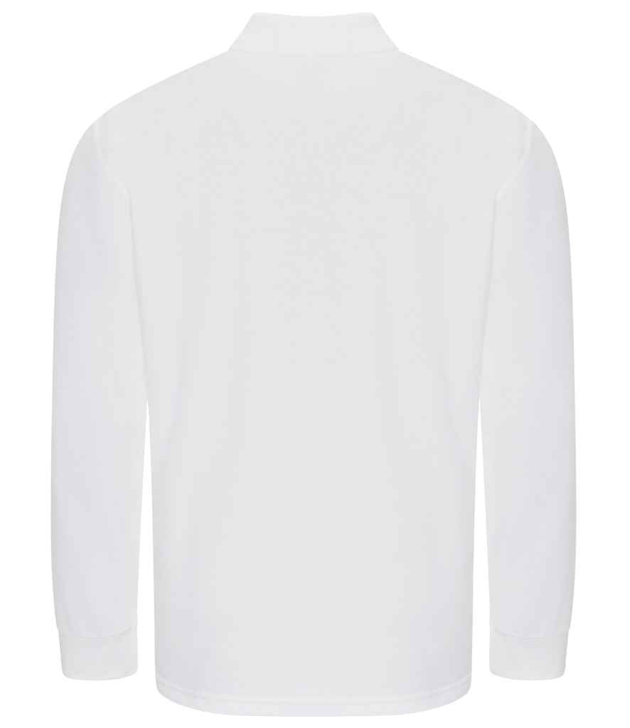 Pro RTX RX102 White Back - Long Sleeve Polo Shirt Ready to be Embroidered and Printed by Custard Workwear - Cheap Personalised and Customised Workwear in Nottinghamshire, Derbyshire and Leicestershire