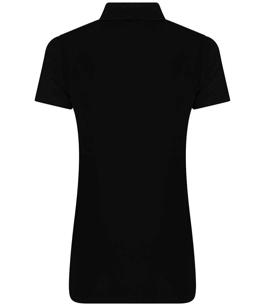 Pro RTX RX105F Black Back - Ladies Polyester Polo Shirt Ready to be Embroidered and Printed by Custard Workwear - Cheap Personalised and Customised Workwear in Nottinghamshire, Derbyshire and Leicestershire