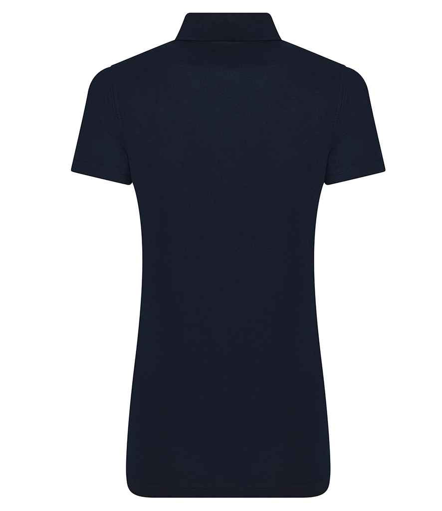 Pro RTX RX105F Navy Back - Ladies Polyester Polo Shirt Ready to be Embroidered and Printed by Custard Workwear - Cheap Personalised and Customised Workwear in Nottinghamshire, Derbyshire and Leicestershire