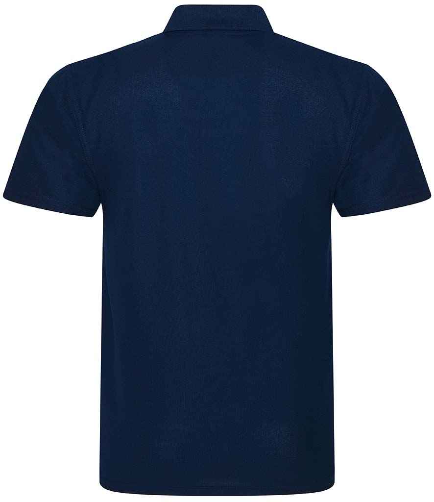 Pro RTX RX105 Navy Back - Polyester Polo Shirt Ready to be Embroidered and Printed by Custard Workwear - Cheap Personalised and Customised Workwear in Nottinghamshire, Derbyshire and Leicestershire
