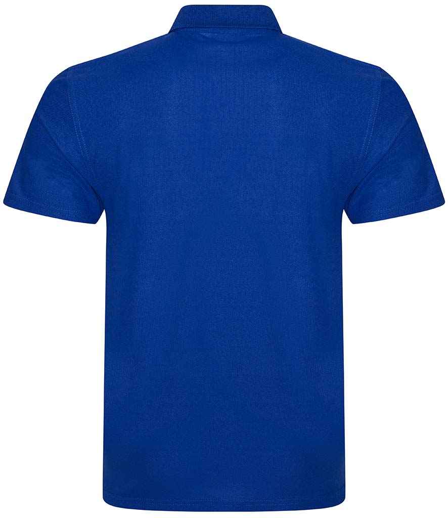 Pro RTX RX105 Royal Blue Back - Polyester Polo Shirt Ready to be Embroidered and Printed by Custard Workwear - Cheap Personalised and Customised Workwear in Nottinghamshire, Derbyshire and Leicestershire