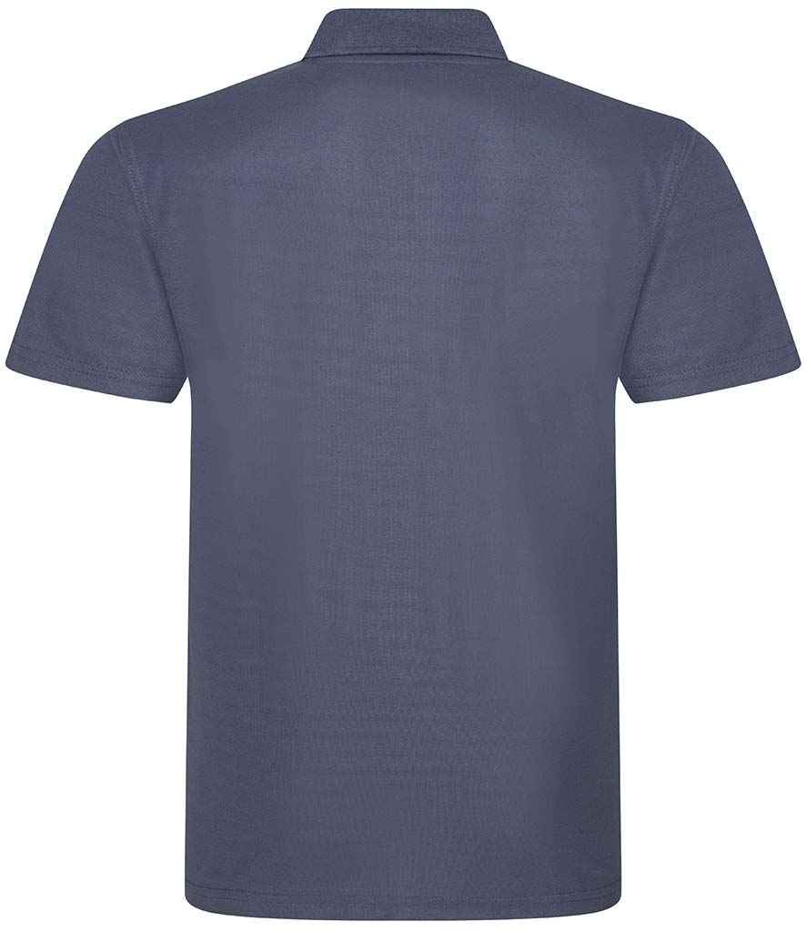 Pro RTX RX105 Solid Grey Back - Polyester Polo Shirt Ready to be Embroidered and Printed by Custard Workwear - Cheap Personalised and Customised Workwear in Nottinghamshire, Derbyshire and Leicestershire