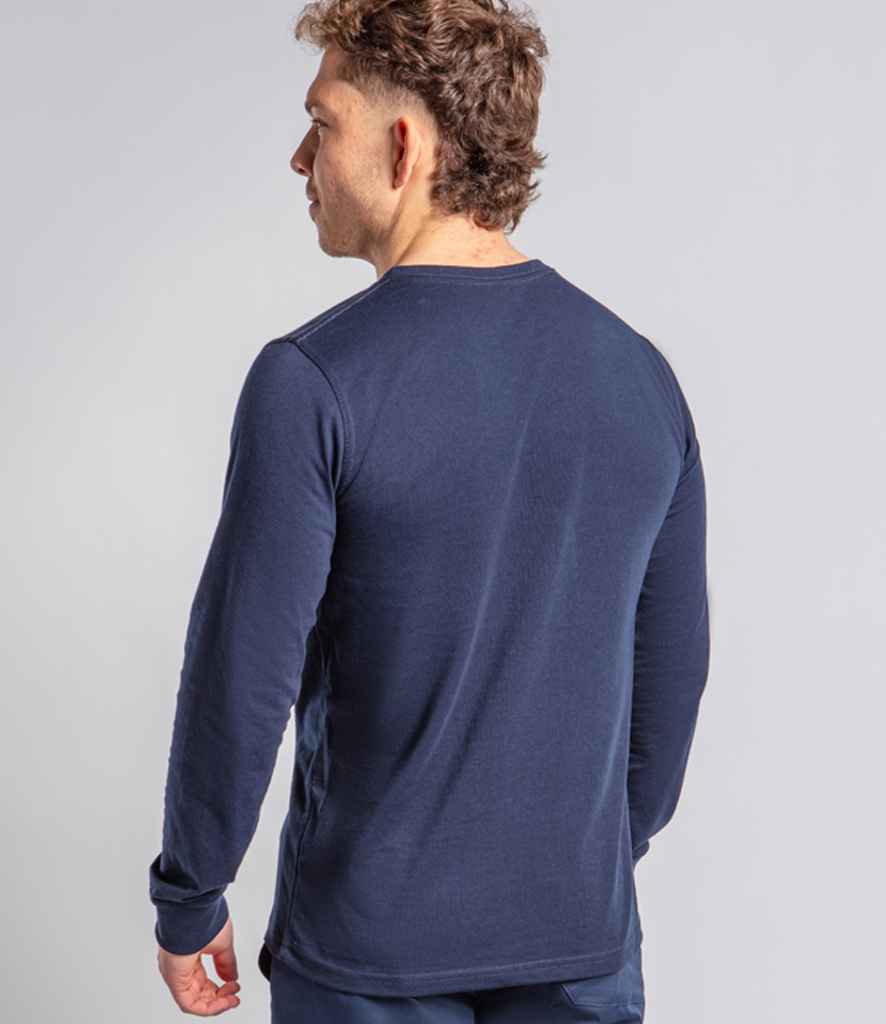 Pro RTX RX152 Navy Model - Long Sleeve T-Shirt Ready to be Embroidered and Printed by Custard Workwear - Cheap Personalised and Customised Workwear in Nottinghamshire, Derbyshire and Leicestershire