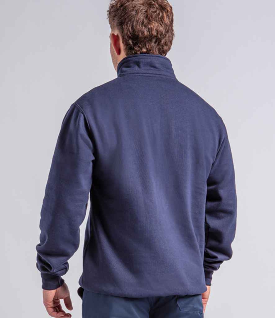 Pro RTX RX305 Navy Model - 1/4 Zip Sweatshirt Ready to be Embroidered and Printed by Custard Workwear - Cheap Personalised and Customised Workwear in Nottinghamshire, Derbyshire and Leicestershire