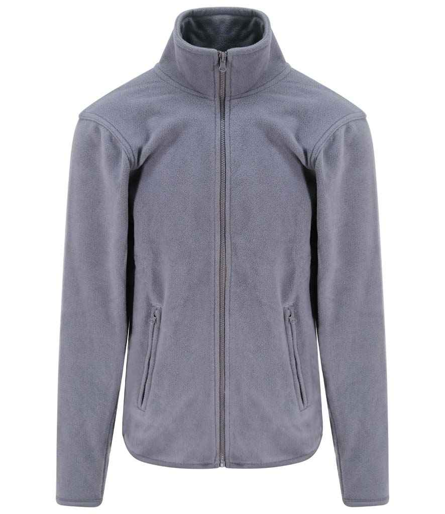 Pro RTX RX401 Solid Grey Front - Micro Fleece Ready to be Embroidered by Custard Workwear - Cheap Personalised and Customised Workwear in Nottinghamshire, Derbyshire and Leicestershire