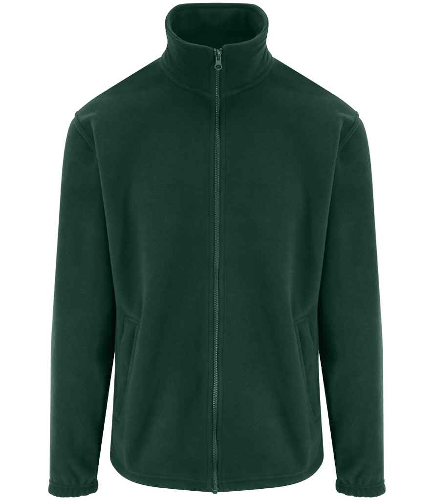 Pro RTX RX402 Bottle Green Front - Fleece Ready to be Embroidered by Custard Workwear - Cheap Personalised and Customised Workwear in Nottinghamshire, Derbyshire and Leicestershire
