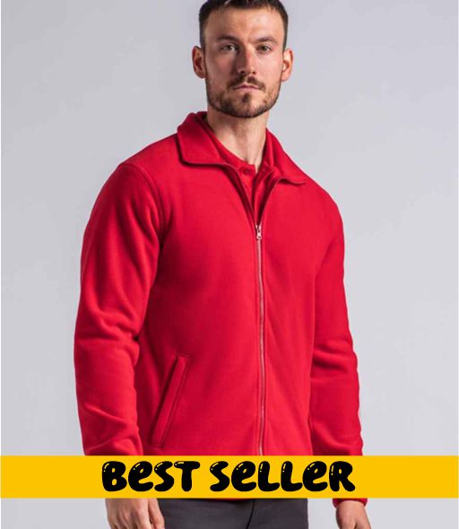 Pro RTX RX402 Red Model - Fleece Ready to be Embroidered by Custard Workwear - Cheap Personalised and Customised Workwear in Nottinghamshire, Derbyshire and Leicestershire