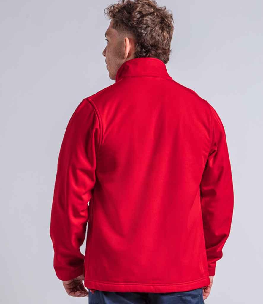 Pro RTX RX500 Red Model - Soft Shell Jacket Ready to be Embroidered and Printed by Custard Workwear - Cheap Personalised and Customised Workwear in Nottinghamshire, Derbyshire and Leicestershire