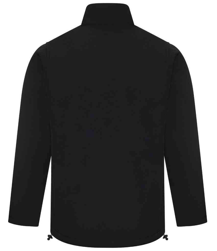 Pro RTX RX530 Black Back - Soft Shell Jacket Ready to be Embroidered and Printed by Custard Workwear - Cheap Personalised and Customised Workwear in Nottinghamshire, Derbyshire and Leicestershire