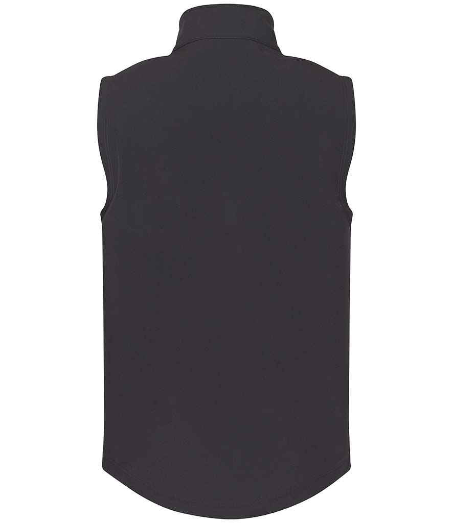Pro RTX RX550 Charcoal Back - Soft Shell Bodywarmer Ready to be Embroidered and Printed by Custard Workwear - Cheap Personalised and Customised Workwear in Nottinghamshire, Derbyshire and Leicestershire