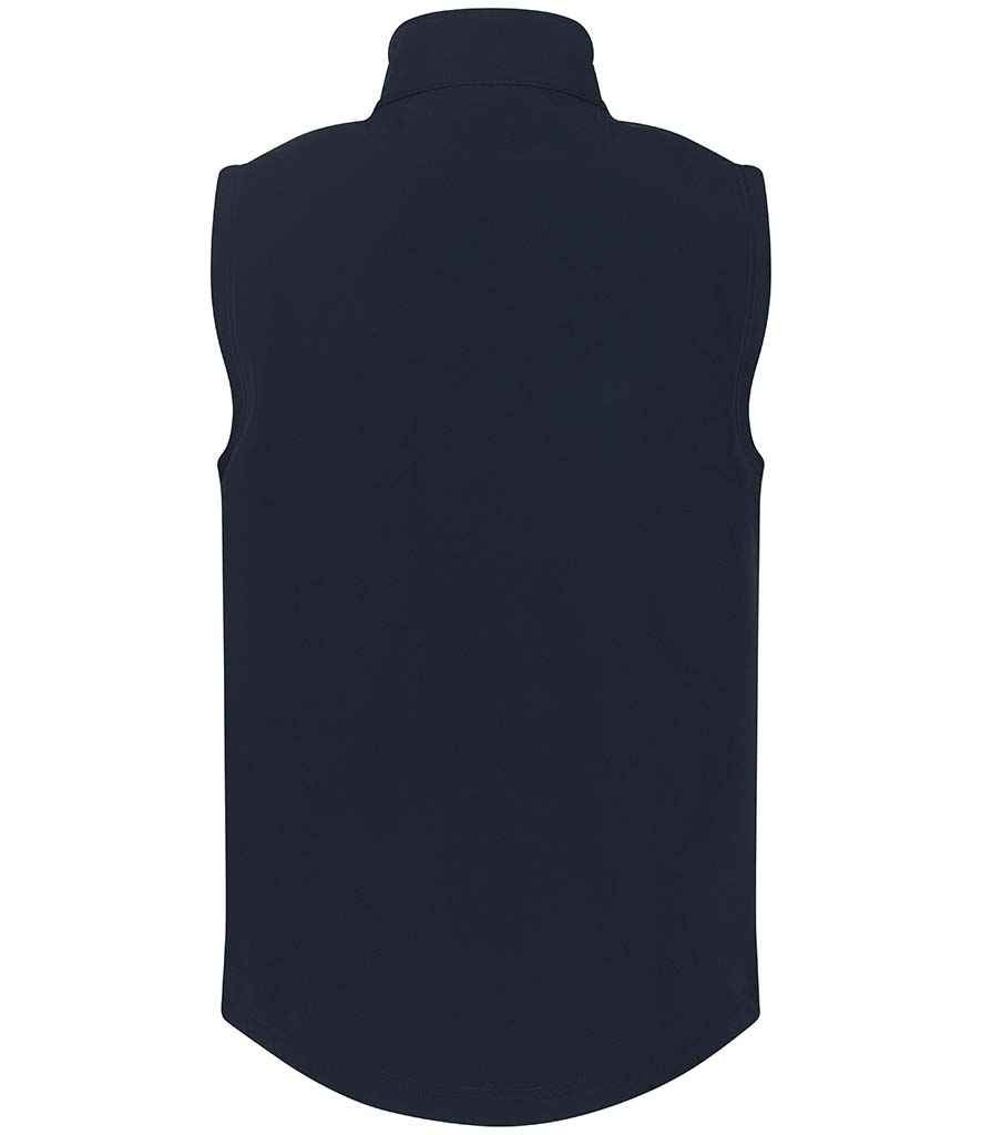 Pro RTX RX550 Navy Back - Soft Shell Bodywarmer Ready to be Embroidered and Printed by Custard Workwear - Cheap Personalised and Customised Workwear in Nottinghamshire, Derbyshire and Leicestershire