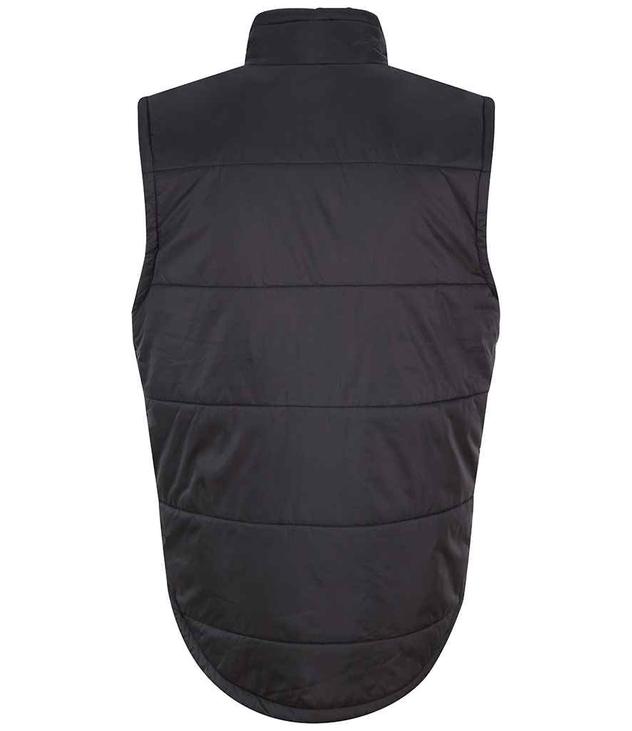 Pro RTX RX551 Black Back - Padded Bodywarmer Ready to be Embroidered and Printed by Custard Workwear - Cheap Personalised and Customised Workwear in Nottinghamshire, Derbyshire and Leicestershire