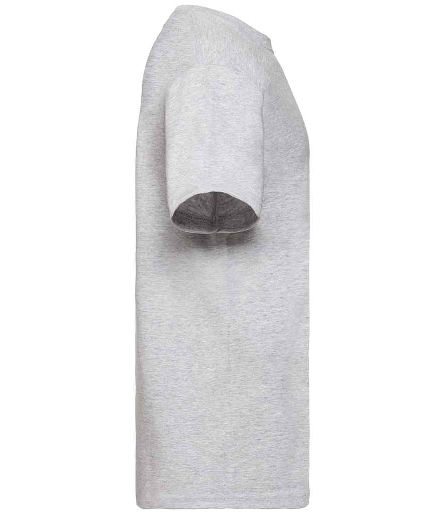 Fruit of the Loom SS10 Heather Grey Right -  Ready to be Embroidered and Printed by Custard Workwear - Cheap Personalised and Customised Workwear in Nottinghamshire, Derbyshire and Leicestershire