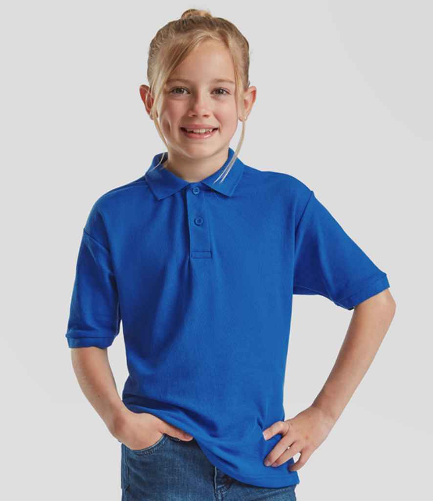 Fruit of the Loom SS11B Royal Blue Model - Ready to be Embroidered and Printed by Custard Workwear - Cheap Personalised and Customised Workwear in Nottinghamshire, Derbyshire and Leicestershire