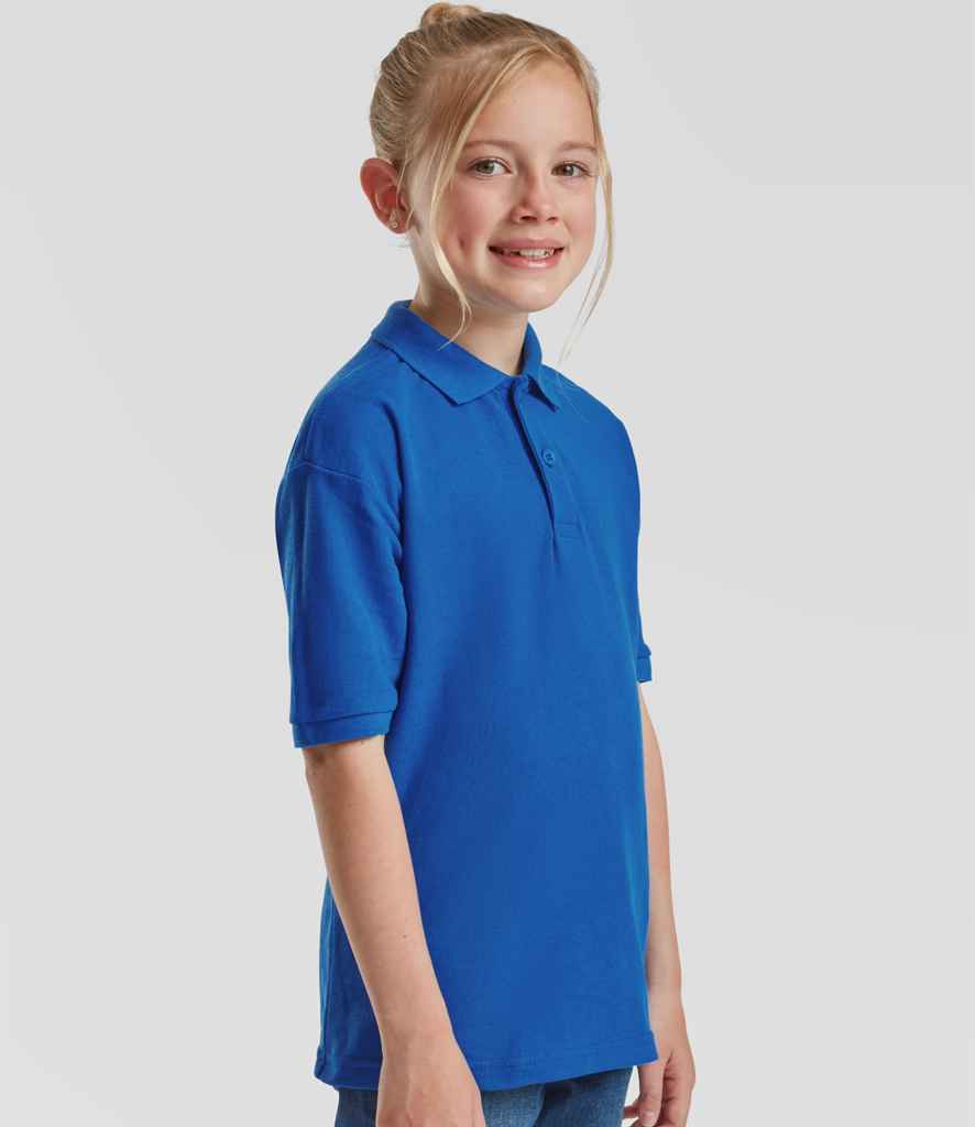 Fruit of the Loom SS11B Royal Blue Model - Ready to be Embroidered and Printed by Custard Workwear - Cheap Personalised and Customised Workwear in Nottinghamshire, Derbyshire and Leicestershire