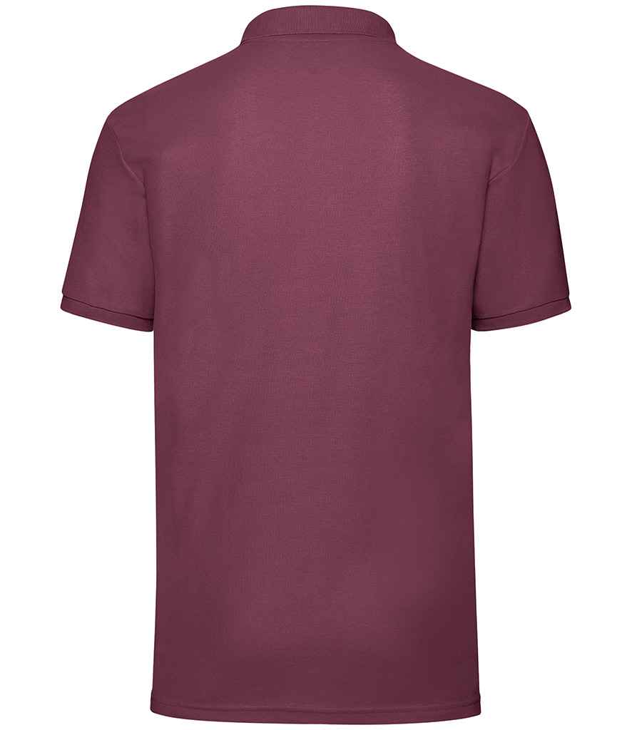 Fruit of the Loom SS11 Burgundy Back - Ready to be Embroidered and Printed by Custard Workwear - Cheap Personalised and Customised Workwear in Nottinghamshire, Derbyshire and Leicestershire