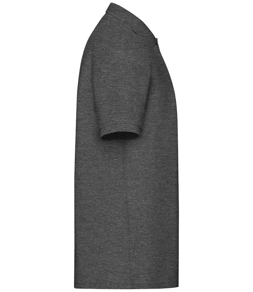 Fruit of the Loom SS11 Dark Heather Right - Ready to be Embroidered and Printed by Custard Workwear - Cheap Personalised and Customised Workwear in Nottinghamshire, Derbyshire and Leicestershire