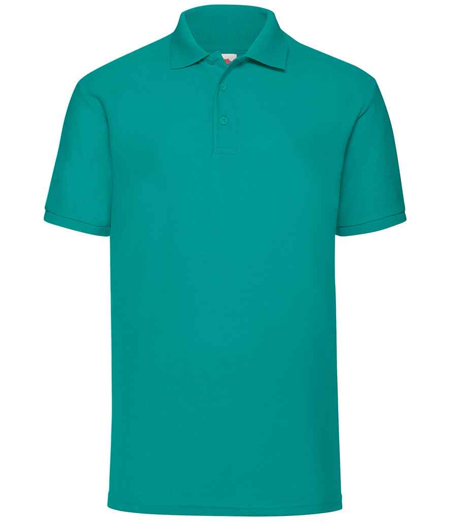 Fruit of the Loom SS11 Emerald Front - Ready to be Embroidered and Printed by Custard Workwear - Cheap Personalised and Customised Workwear in Nottinghamshire, Derbyshire and Leicestershire