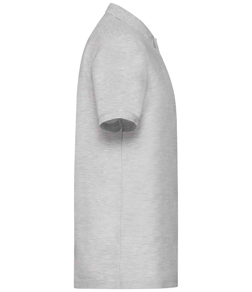 Fruit of the Loom SS11 Heather Grey Right - Ready to be Embroidered and Printed by Custard Workwear - Cheap Personalised and Customised Workwear in Nottinghamshire, Derbyshire and Leicestershire