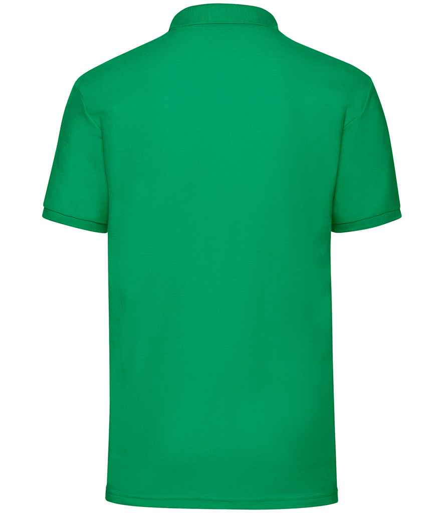 Fruit of the Loom SS11 Kelly Green Back - Ready to be Embroidered and Printed by Custard Workwear - Cheap Personalised and Customised Workwear in Nottinghamshire, Derbyshire and Leicestershire