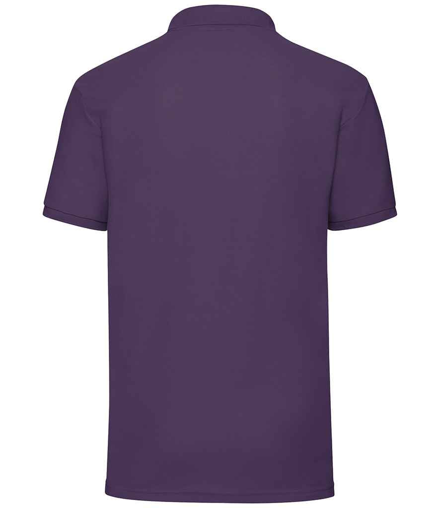 Fruit of the Loom SS11 Purple Back - Ready to be Embroidered and Printed by Custard Workwear - Cheap Personalised and Customised Workwear in Nottinghamshire, Derbyshire and Leicestershire