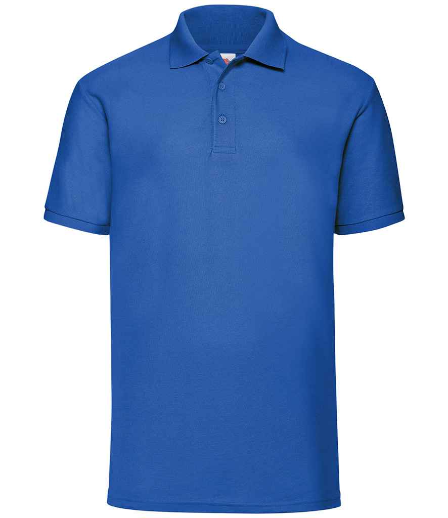 Fruit of the Loom SS11 Royal Blue Front - Ready to be Embroidered and Printed by Custard Workwear - Cheap Personalised and Customised Workwear in Nottinghamshire, Derbyshire and Leicestershire