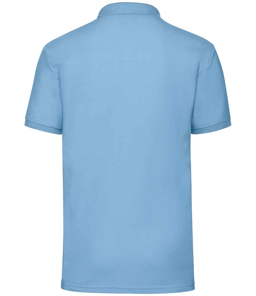 Fruit of the Loom SS11 Sky Blue Back - Ready to be Embroidered and Printed by Custard Workwear - Cheap Personalised and Customised Workwear in Nottinghamshire, Derbyshire and Leicestershire
