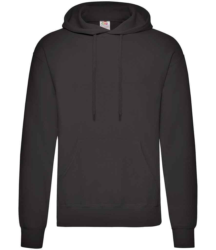 Fruit of the Loom SS14 Black Front - Ready to be Embroidered and Printed by Custard Workwear - Cheap Personalised and Customised Workwear in Nottinghamshire, Derbyshire and Leicestershire