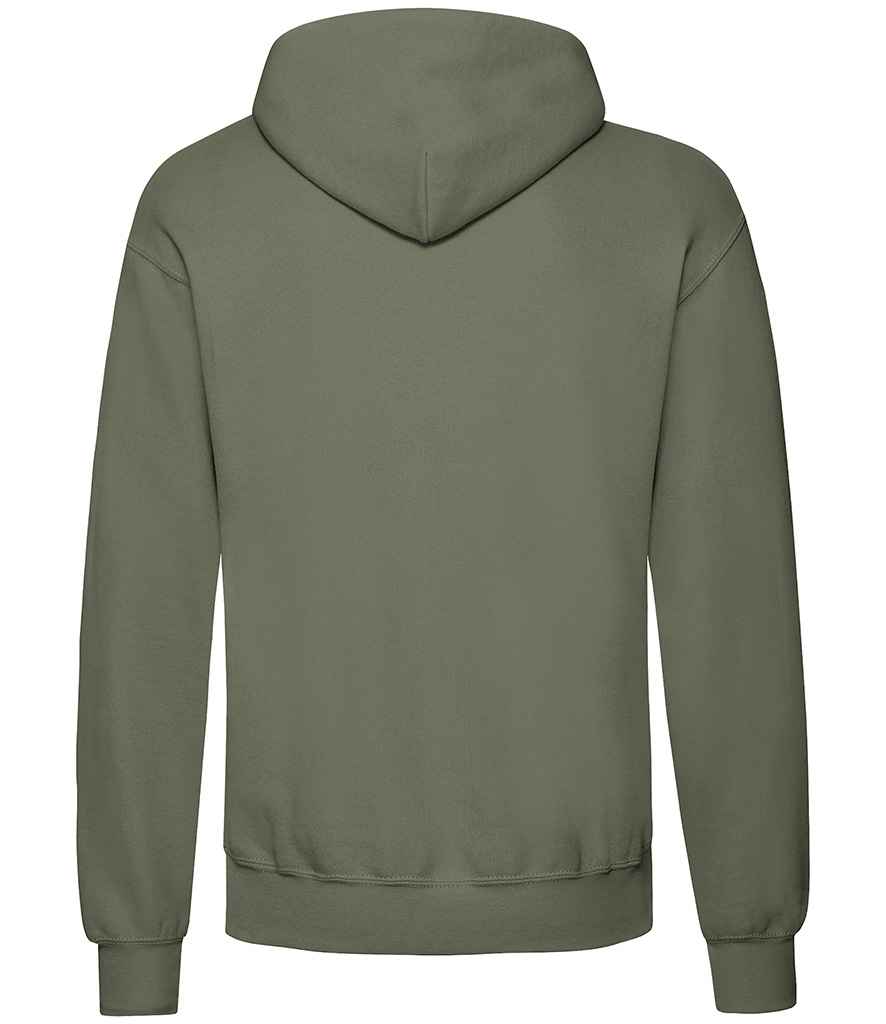 Fruit of the Loom SS14 Classic Olive Back - Ready to be Embroidered and Printed by Custard Workwear - Cheap Personalised and Customised Workwear in Nottinghamshire, Derbyshire and Leicestershire