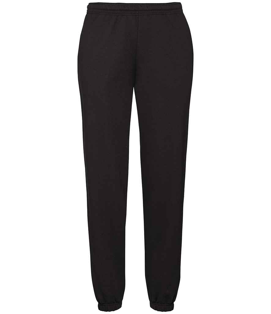 Fruit of the Loom SS15 Black Front - Ready to be Printed by Custard Workwear - Cheap Personalised and Customised Workwear in Nottinghamshire, Derbyshire and Leicestershire