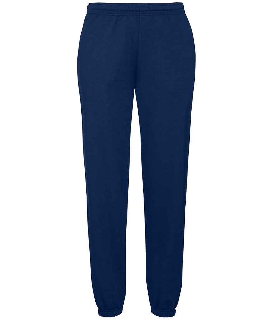 Fruit of the Loom SS15 Navy Front - Ready to be Printed by Custard Workwear - Cheap Personalised and Customised Workwear in Nottinghamshire, Derbyshire and Leicestershire