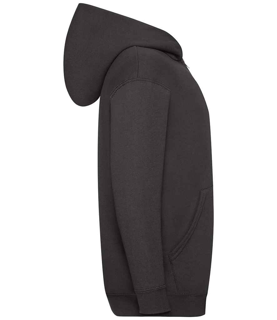 Fruit of the Loom SS16B Black Right -  Ready to be Embroidered and Printed by Custard Workwear - Cheap Personalised and Customised Workwear in Nottinghamshire, Derbyshire and Leicestershire