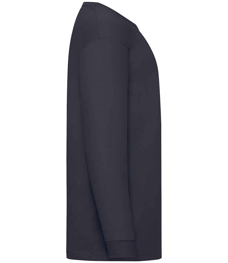 Fruit of the Loom SS21B Deep Navy Right -  Ready to be Printed by Custard Workwear - Cheap Personalised and Customised Workwear in Nottinghamshire, Derbyshire and Leicestershire