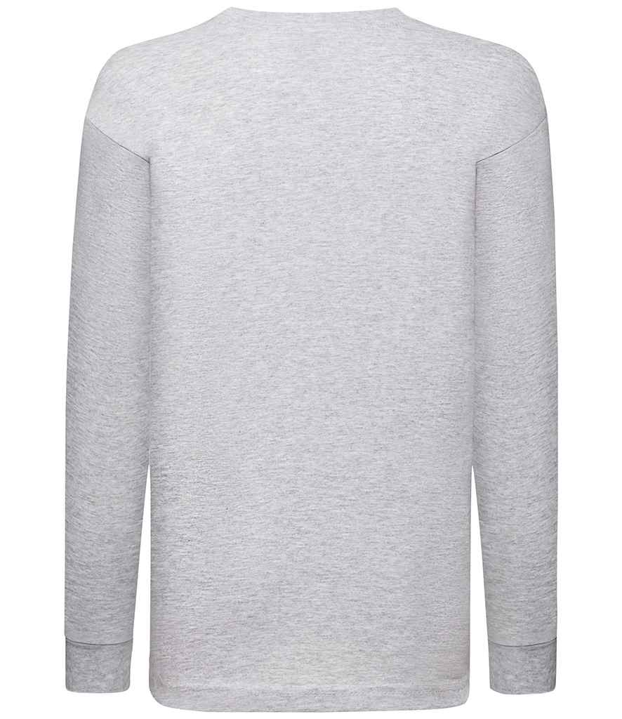 Fruit of the Loom SS21B Heather Grey Back - Ready to be Printed by Custard Workwear - Cheap Personalised and Customised Workwear in Nottinghamshire, Derbyshire and Leicestershire