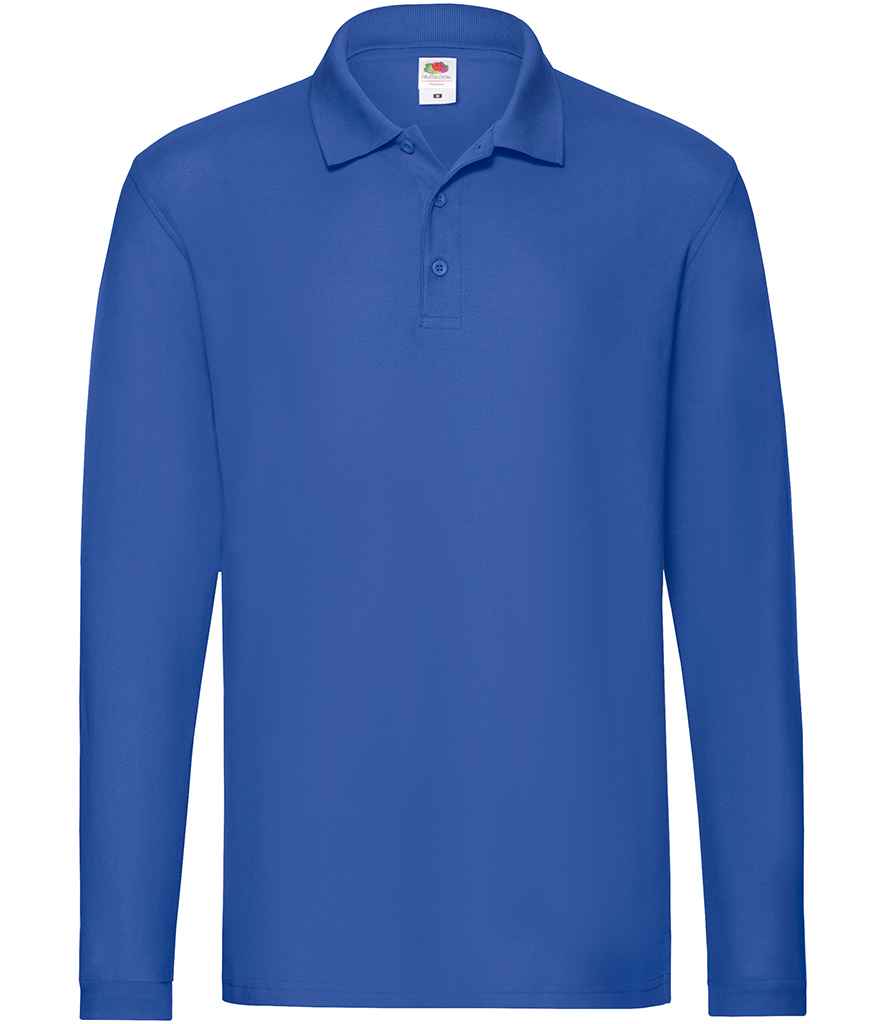 Fruit of the Loom SS24 Royal Blue Front - Ready to be Embroidered and Printed by Custard Workwear - Cheap Personalised and Customised Workwear in Nottinghamshire, Derbyshire and Leicestershire
