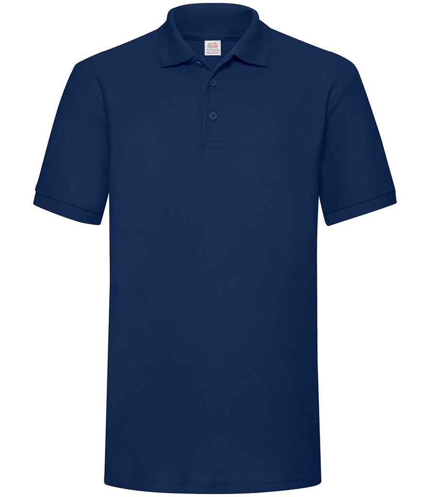 Fruit of the Loom SS27 Navy Front - Ready to be Embroidered and Printed by Custard Workwear - Cheap Personalised and Customised Workwear in Nottinghamshire, Derbyshire and Leicestershire