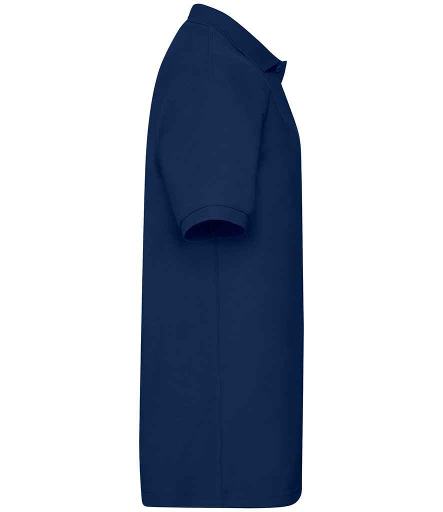 Fruit of the Loom SS27 Navy Right - Ready to be Embroidered and Printed by Custard Workwear - Cheap Personalised and Customised Workwear in Nottinghamshire, Derbyshire and Leicestershire