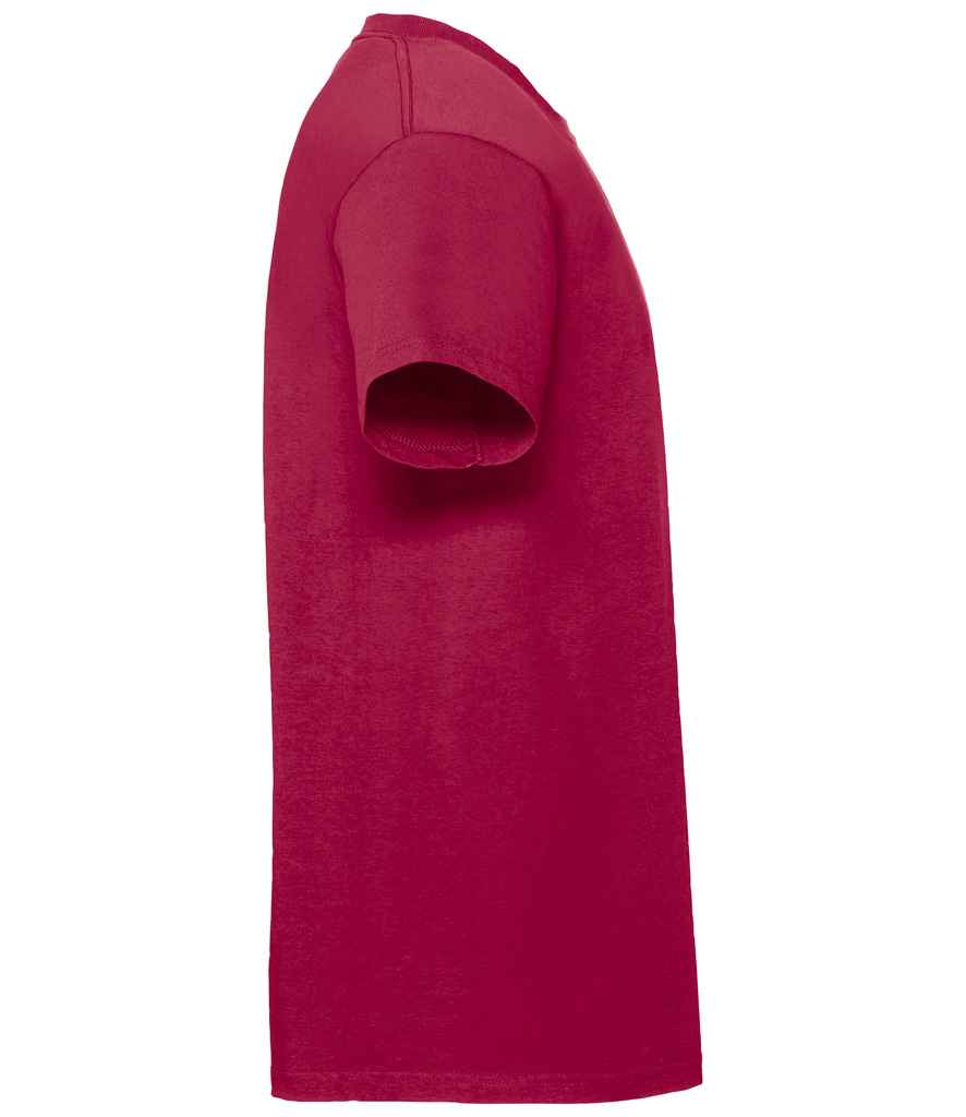 Fruit of the Loom SS620 Cranberry Right - Ready to be Embroidered and Printed by Custard Workwear - Cheap Personalised and Customised Workwear in Nottinghamshire, Derbyshire and Leicestershire