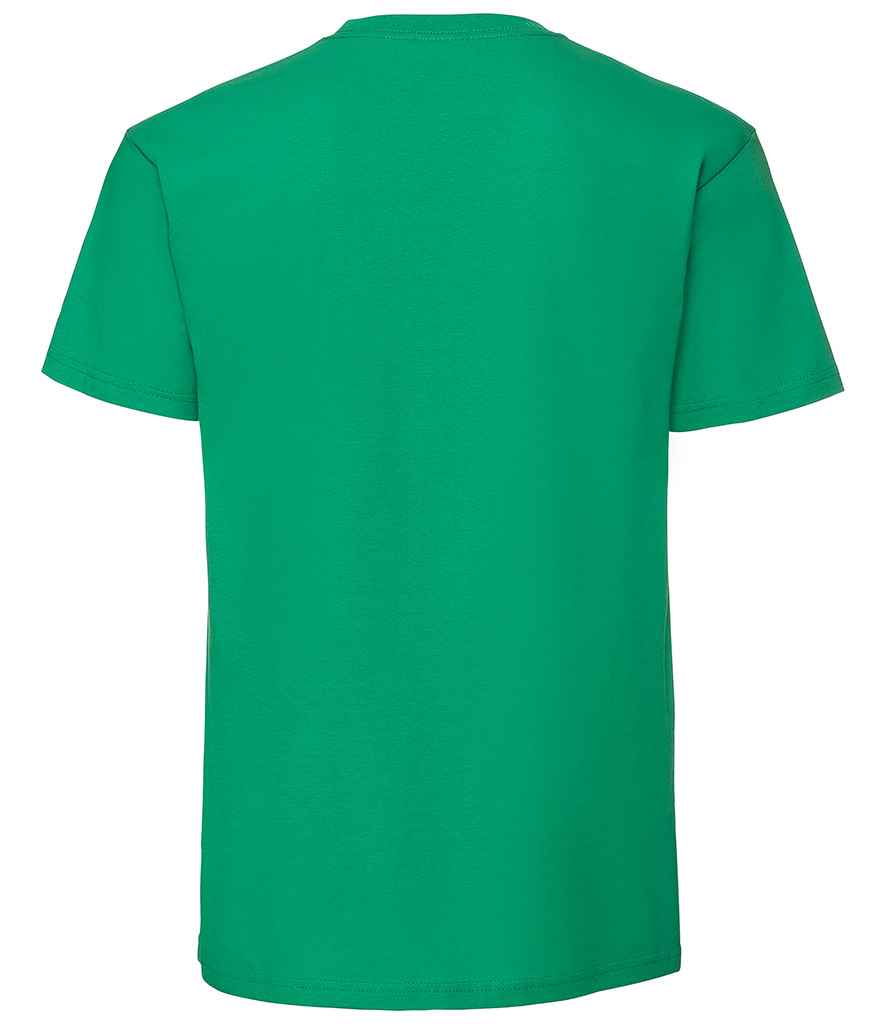 Fruit of the Loom SS620 Kelly Green Back - Ready to be Embroidered and Printed by Custard Workwear - Cheap Personalised and Customised Workwear in Nottinghamshire, Derbyshire and Leicestershire