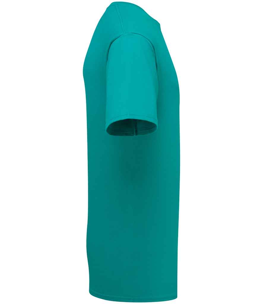 Fruit of the Loom SS620 Ocean Teal Right - Ready to be Embroidered and Printed by Custard Workwear - Cheap Personalised and Customised Workwear in Nottinghamshire, Derbyshire and Leicestershire