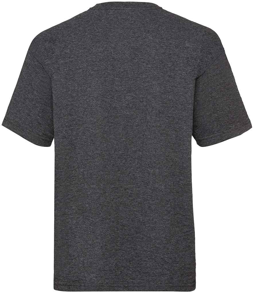 Fruit of the Loom SS6B Dark Heather Back - Ready to be Printed by Custard Workwear - Cheap Personalised and Customised Workwear in Nottinghamshire, Derbyshire and Leicestershire