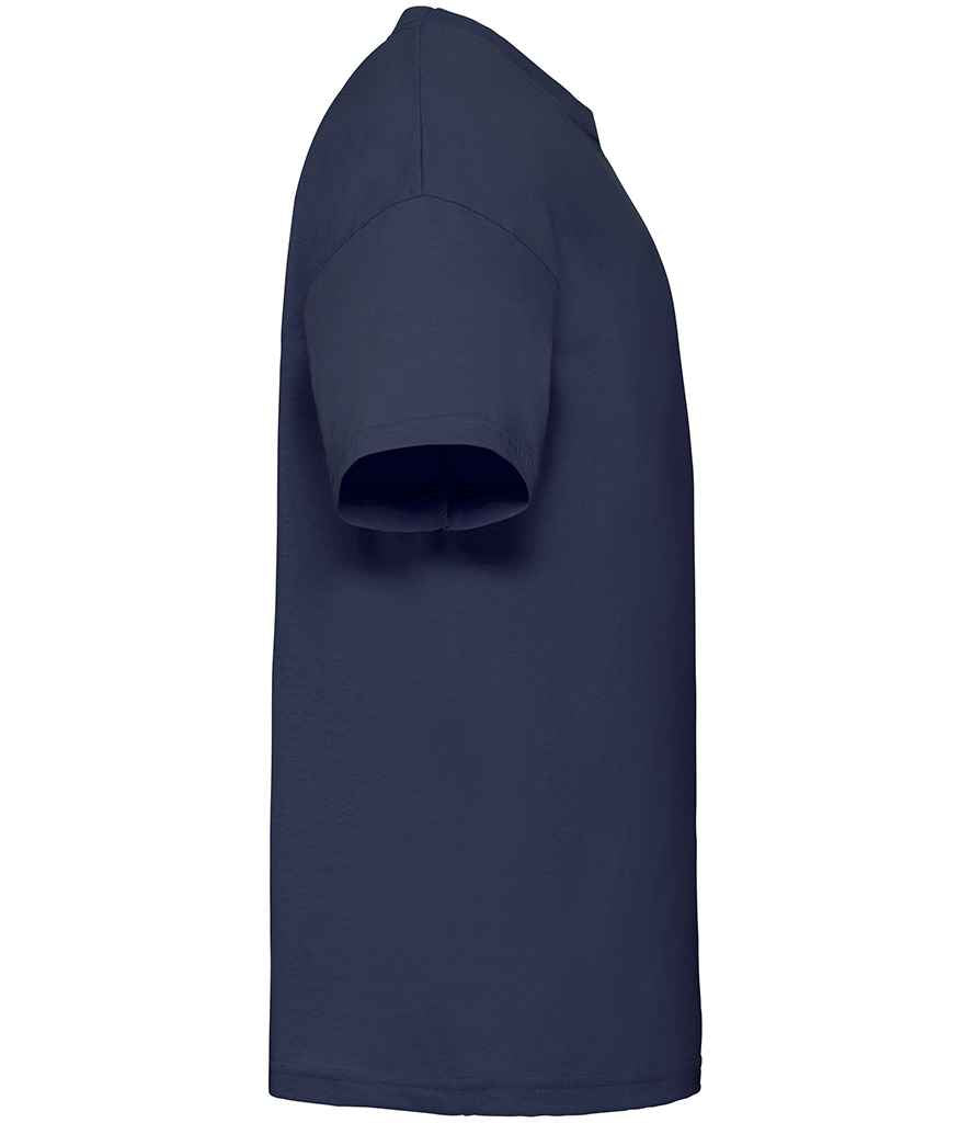 Fruit of the Loom SS6B Deep Navy Right -  Ready to be Printed by Custard Workwear - Cheap Personalised and Customised Workwear in Nottinghamshire, Derbyshire and Leicestershire