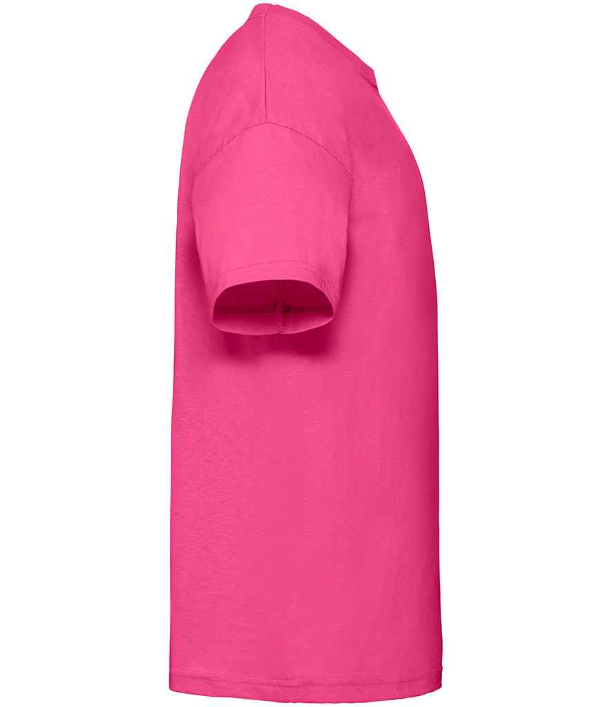 Fruit of the Loom SS6B Fuchsia Right -  Ready to be Printed by Custard Workwear - Cheap Personalised and Customised Workwear in Nottinghamshire, Derbyshire and Leicestershire