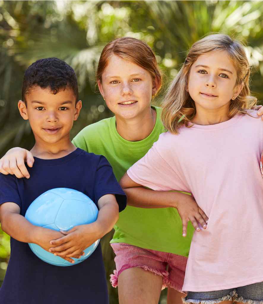 Fruit of the Loom SS6B Navy Model -  Ready to be Printed by Custard Workwear - Cheap Personalised and Customised Workwear in Nottinghamshire, Derbyshire and Leicestershire