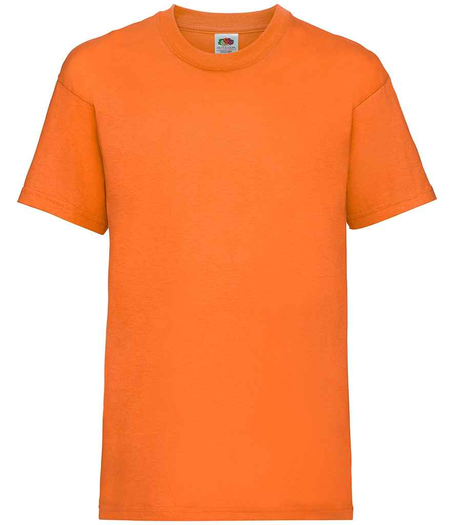 Fruit of the Loom SS6B Orange Front - Ready to be Printed by Custard Workwear - Cheap Personalised and Customised Workwear in Nottinghamshire, Derbyshire and Leicestershire