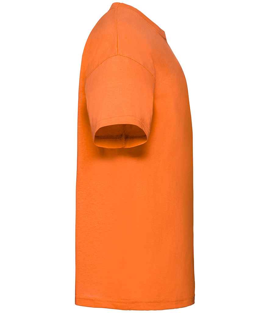 Fruit of the Loom SS6B Orange Right -  Ready to be Printed by Custard Workwear - Cheap Personalised and Customised Workwear in Nottinghamshire, Derbyshire and Leicestershire